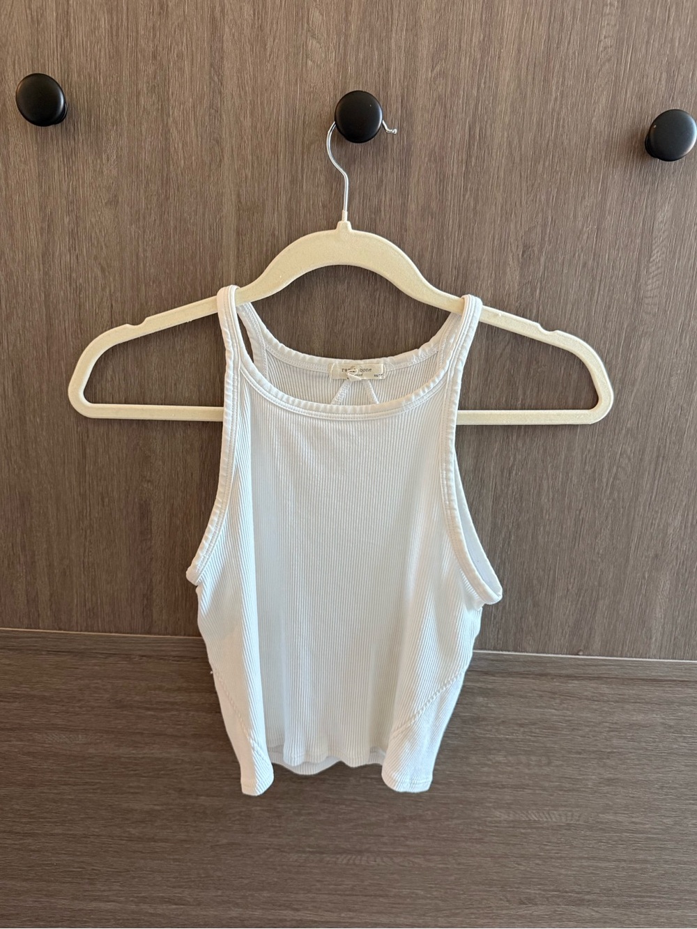 rag & bone White Essential Rib String Tank - Picture 4 of 9